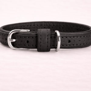 UrbanLeather – Sort Læderhalsbånd